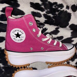 Converse Run Star Hike High Top Platform Sneakers | Pink | Women’s 7.5